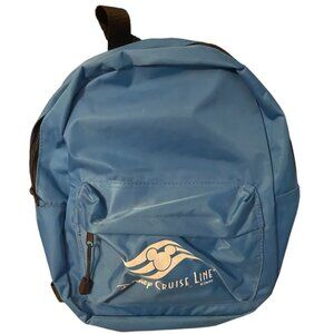 Disney Cruise Lines Small Blue Backpack Travel Carry On Bag